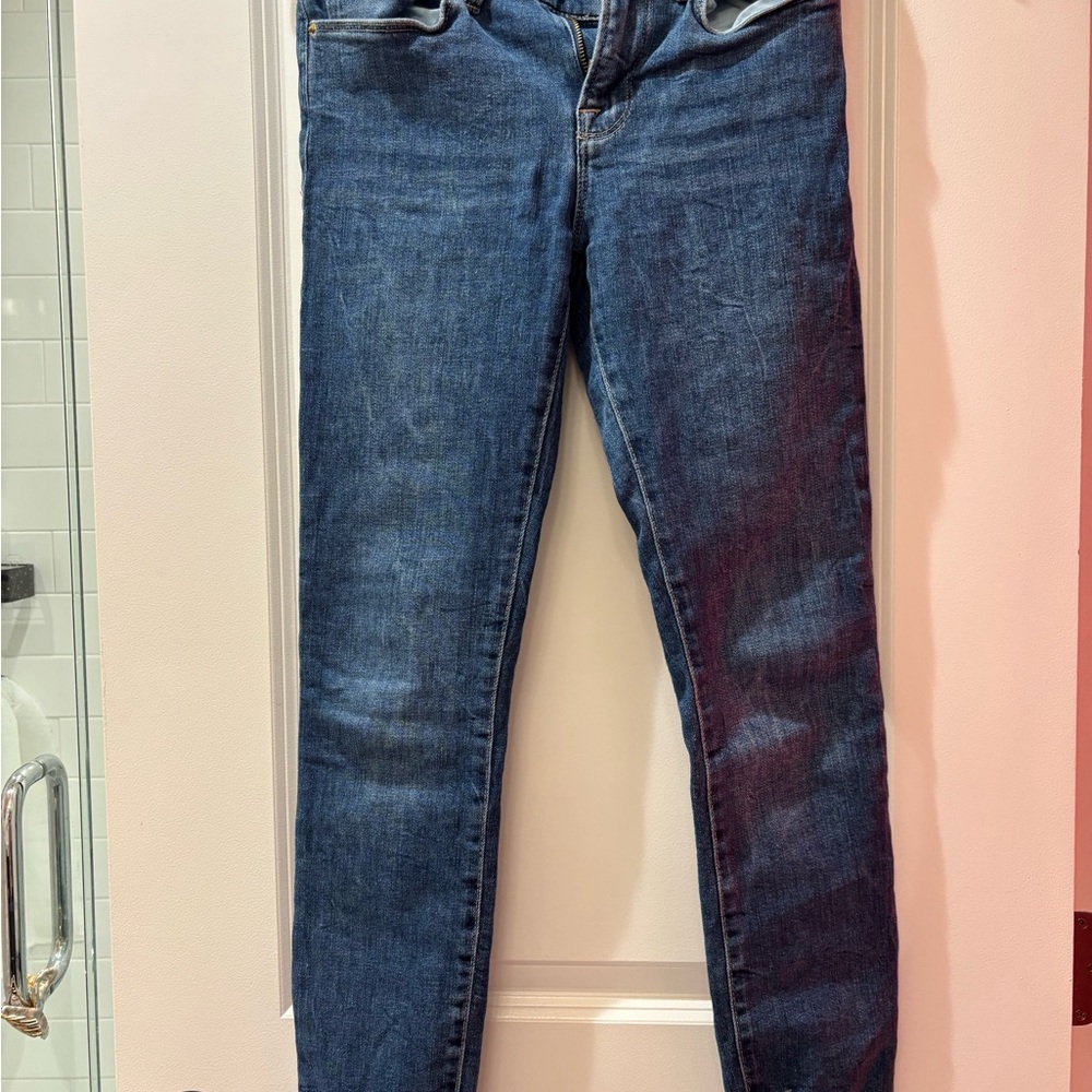 Frame Denim Women's Skinny Jeans - Dark Blue